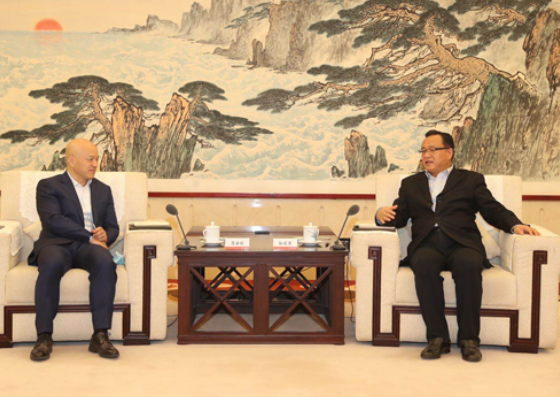 济南市市长孙述涛会见ky开元系统总裁陈士刚，共商数字济南发展